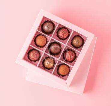 A nice box of chocolate is the best way to cheer